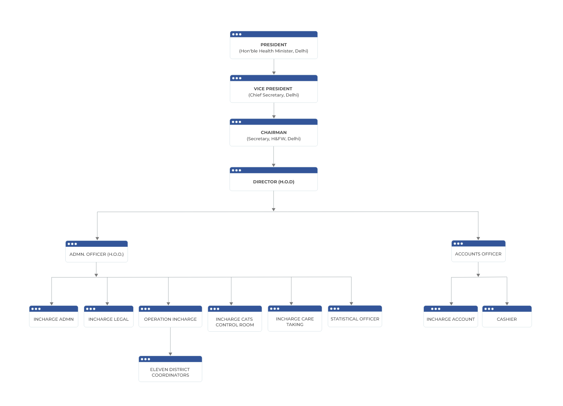 organisation chart