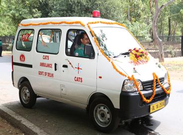 Induction of 50 new ambulances under NRHM scheme in CATS fleet- Year 2013