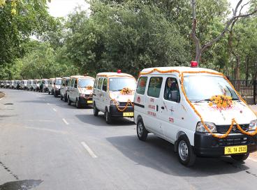 Induction of 50 new ambulances under NRHM scheme in CATS fleet- Year 2013