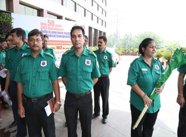 Induction of 50 new ambulances under NRHM scheme in CATS fleet- Year 2013