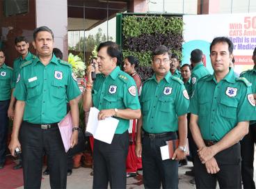 Induction of 50 new ambulances under NRHM scheme in CATS fleet- Year 2013