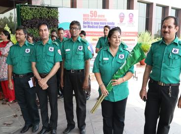 Induction of 50 new ambulances under NRHM scheme in CATS fleet- Year 2013