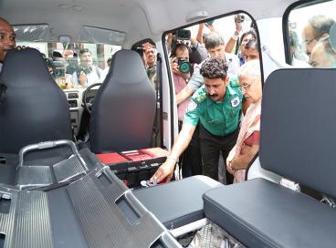 Induction of 50 new ambulances under NRHM scheme in CATS fleet- Year 2013