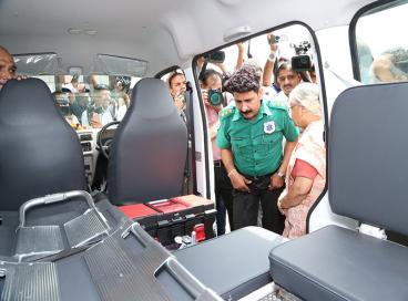 Induction of 50 new ambulances under NRHM scheme in CATS fleet- Year 2013