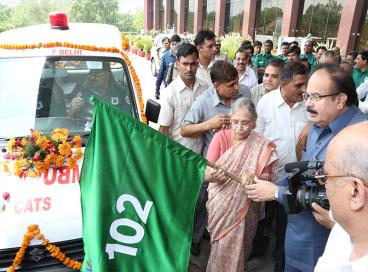 Induction of 50 new ambulances under NRHM scheme in CATS fleet- Year 2013
